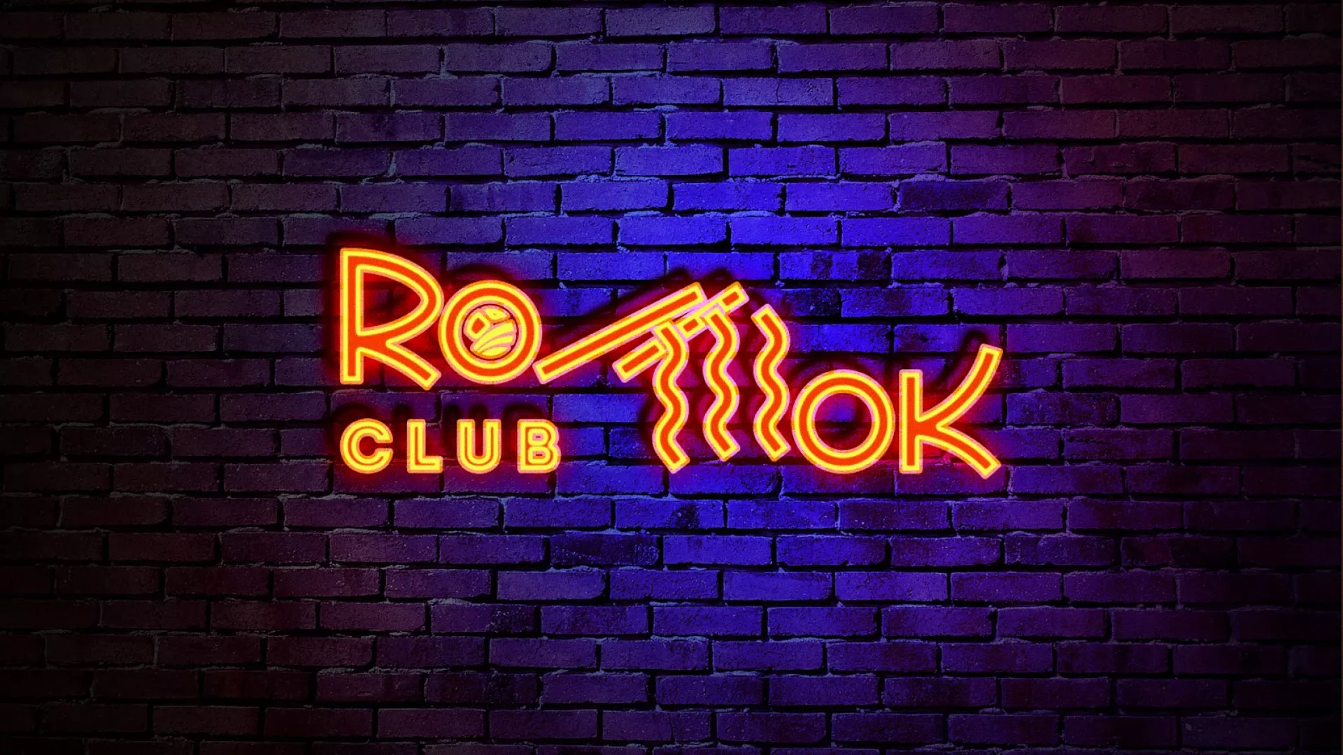 Разработка интерьерной вывески суши-бара «Roll Wok Club» в Всеволожске